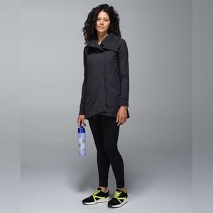 Lululemon Gratitude Wrap sweatshirt jacket black size 8